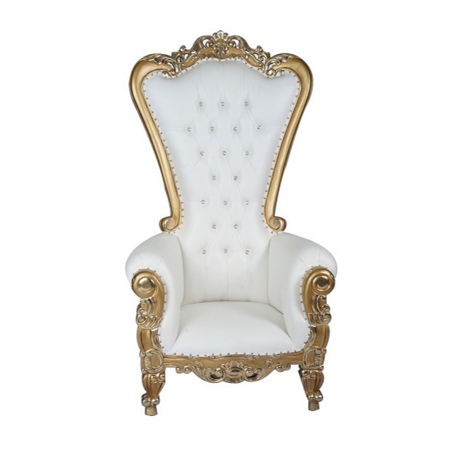 Rent the Gold Throne Chair | Event Rentals