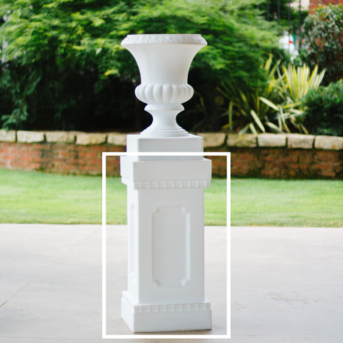 Rent the 30" Balustrade Pedestal Event Rentals